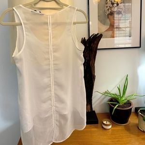 Beautiful ALLURE blouse with translucent back